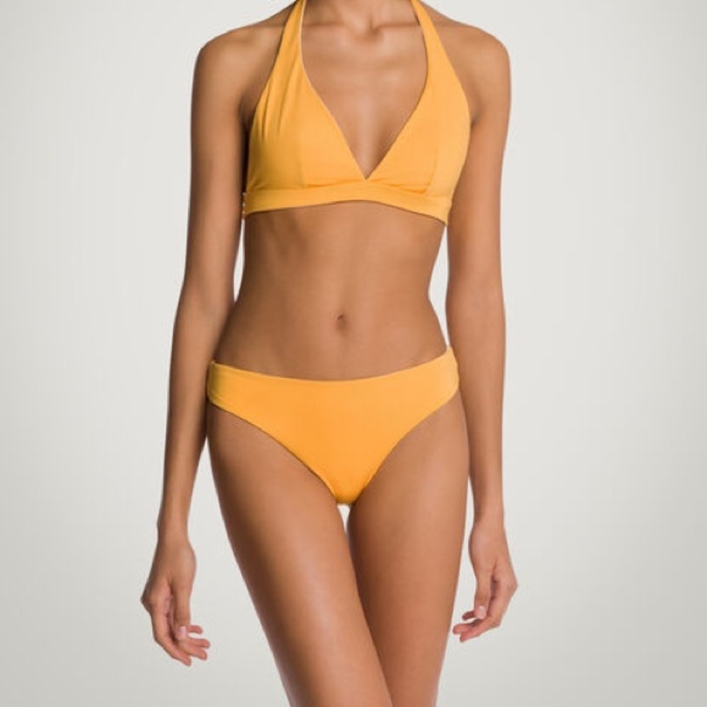 Wolford REVERSIBLE FULL CUP BIKINI SET in Mango/Salt